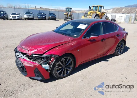 2021 Lexus Is 350 F Sport z USA, uszkodzony, nr VIN JTHGZ1B28M5038351
